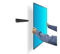 No Stud TV Wall Mount, Drywall Studless TV Hanger No Damage, No Drill, Non Screws, Flat Screen Easy Install Bar Bracket fits VESA 12-55 inch TVs up to 99 lbs, Include Hardware Levels