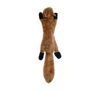 No Stuffing Dog Toys with Squeakers, Durable Stuffingless Squeaky Dog Chew Toy Set,Crinkle Dog Toy for Medium and Large Dogs, 5 Pack(Squirrel Raccoon and Penguin), 24Inch ByT266 (Brown, 45x15cm)