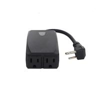 (No sub-control, Electricity Statistics) Wireless Outdoor Voice Control Timing Waterproof Smart Wifi Socket Plug Work With Tuya Google Home Alexa For Smart Home