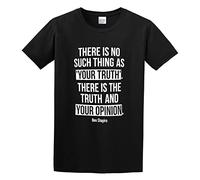 No Such Thing as Your Truth Ben Shapiro Quote Unisex 100% Cotton Short-Sleeve T-Shirts Black L