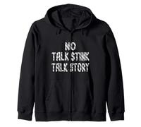 No Talk Stink, Talk Story Hawaiian Pidgin Hawaii Creole Zip Hoodie