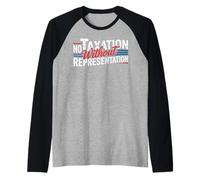 No Taxation Without Representation Raglan Baseball Tee