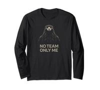 No Team Only Me Hawk Solo Mindset Graphic Long Sleeve T-Shirt