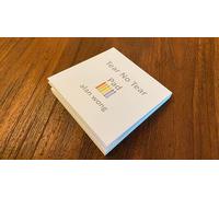 No Tear Pad (Small, 3.5 X 3.5, Tear/No Tear Alternating) by Alan Wong, Magic Trick, No Skill Required, Close Up Magic