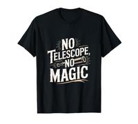 No Telescope No Magic - Astronomer Stargazer Value Graphic T-Shirt