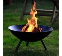 No The Fireside Shop Large Premium Fire Bowl With Bbq Rack