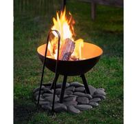 No The Fireside Shop Small Premium Fire Bowl With Bbq Rack