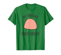 No Thoughts Brain Smooth Internet Funny Meme Smooth Brain T-Shirt, Men, Kelly Green, Medium