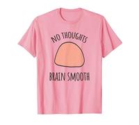 No Thoughts Brain Smooth Internet Funny Meme Smooth Brain T-Shirt, Men, Pink, 3X-Large