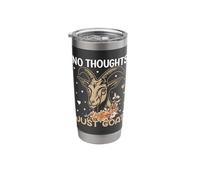 No Thoughts Just Goat Stainless Steel Insulated Tumbler