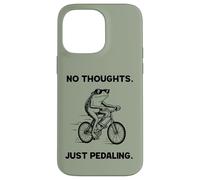 No Thoughts Just Pedaling Frog Funny Cycling Bike Meme Case for iPhone 14 Pro Max