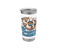 No Thoughts Just Snacks Cute Otter Ramen Stainless Steel Insulated Tumbler