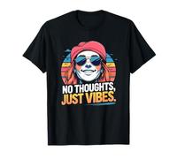 No Thoughts Just Vibes - Aesthetic Summer Chill Gen Z T-Shirt
