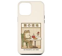 No Thoughts Just Vibes Head Empty Frog Japanese Zen Case for iPhone 12 Pro Max