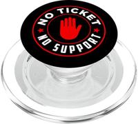 No Ticket No Support Work Job IT Admin PopSockets PopGrip for MagSafe