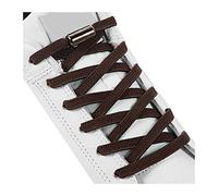 No Tie Elastic Shoe Laces, Shoelaces for Kids, Adults and Elderly - Elastic Athletic Running Shoe Laces(2 Pairs) Dark Brown