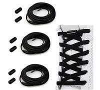 No Tie Elastic Shoelaces with Metal Buckles Shoe Laces for Kids / Adults Sneakers - Shoelaces Replacements - Universal Shoelace-Elastic Running Shoe Laces Metal Lock Tieless Shoe Laces for All Shoes