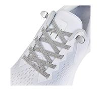 No Tie Shoe laces with Elastic Laces，Elastic Shoelaces for Adults and Kids Silver