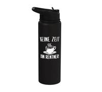 No Time Bin Pensioner Retirement Pensioner Humour Stainless Steel Insulated Water Bottle