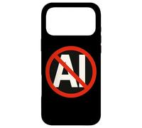 No To AI Anti Artificial Intelligence Opponent Opposition Case for iPhone 17 Pro Max
