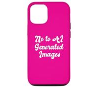 No To AI Generated Images Protect Artist Rights Computer Art Case for iPhone 12/12 Pro