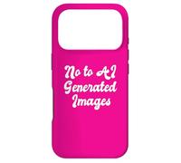 No To AI Generated Images Protect Artist Rights Computer Art Case for iPhone 17 Pro