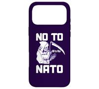 No To NATO Anti War Peace Globalist Protest Case for iPhone 17 Pro Max