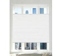 No Tools No Drill Blinds for Indoor Windows, Cordless Top Down Bottom Up Blackout Cellular Honeycomb Shade for Window,Custom Size(WxH: 35x150cm)