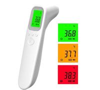 No-Touch Forehead Thermometer for Adults, Infrared Digital Thermometer for Kids, Touchless Baby Thermometer, Accurate Reading with LCD Display for Home Use Family Healthcare Temperature Measurement