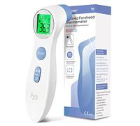 No-Touch Forehead Thermometer for Adults, Non Contact Digital Temperature Thermometers, Accurate Readings, Infrared LCD Display, Fever Alarm, Mute Mode, Memory Recall
