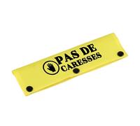 No Touch Warning Dog Leash Sleeve Ne Pas Toucher Doggy Leash Wrap Nervous Dog Birthday Gift (PAS DE CARESSES)