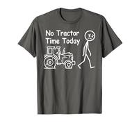 No Tractor Time Today Funny Farmer Country Farming T-Shirt