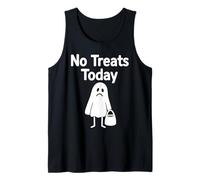 No Treats Today Funny Sad Ghost Halloween Costume Kids Boys Tank Top