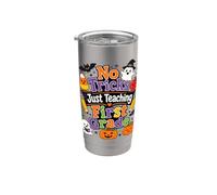 No Tricks Just Teaching First Grade Design Stainless Steel Insulated Tumbler