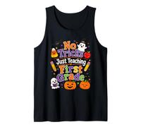 No Tricks Just Teaching First Grade Design Tank Top