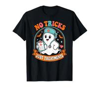 No Tricks Just Treatments Nursing Spooky Nurse Halloween T-Shirt
