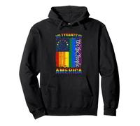 No Tyrants In America Gay Pride LGBTQ Flag Pullover Hoodie