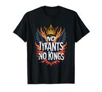No Tyrants,No Kings Pro Democracy Resist Political Statement T-Shirt