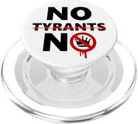 No Tyrants No Kings Resist Stop Fascism Protest Anti-Fascism PopSockets PopGrip for MagSafe