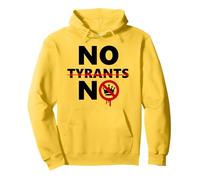 No Tyrants No Kings Resist Stop Fascism Protest Anti-Fascism Pullover Hoodie