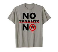 No Tyrants No Kings Resist Stop Fascism Protest Anti-Fascism T-Shirt