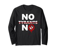 No Tyrants No Kings USA Resist Fascism Protest Anti-Fascism Long Sleeve T-Shirt