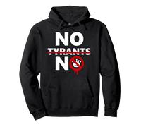 No Tyrants No Kings USA Resist Fascism Protest Anti-Fascism Pullover Hoodie