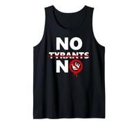 No Tyrants No Kings USA Resist Fascism Protest Anti-Fascism Tank Top