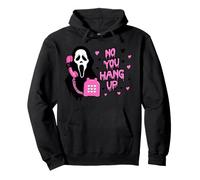 No U Hang Funny Spirit Phone Call Hearts Spooky Pullover Hoodie