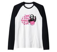 No U Hang Spirit Phone Halloween Spooky Season Raglan Baseball Tee