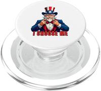 No Uncle Sam "I Choose Me" Authenticity and Resilience PopSockets PopGrip for MagSafe