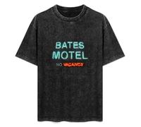 No Vacancy Movie Bates Motel Men's T-Shirt Unisex Black Tee 3XL