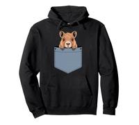 No visible text detected Capybara Lover Chill Vibes Pullover Hoodie