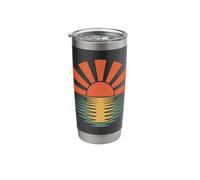 No Visible Text Detected Summer Vibes Beach Lovers Relaxed Stainless Steel Insulated Tumbler